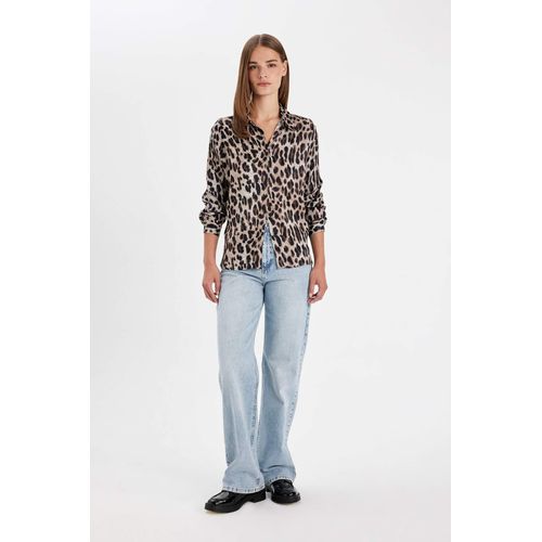 product_image_name-Defacto-قميص تايجر كم طويل بوبلين قصة عادية-6