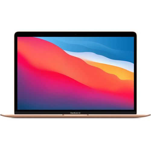product_image_name-Apple-MacBook Air 13 2020 - M1 - 8C CPU 7C GPU - 8GB - 256GB - 13 Inch Retina - Gold - English Keyboard -1