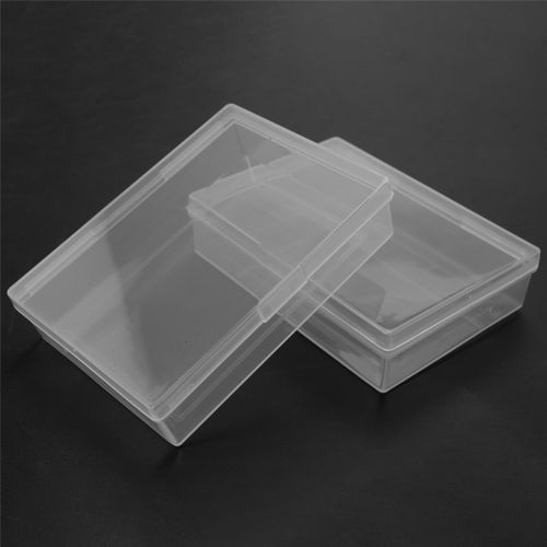 10Pcs Playing Card Box Trading Card Case Card Storage Organizer Clear Card  Case Plastic Storage Box for Gaming Cards 