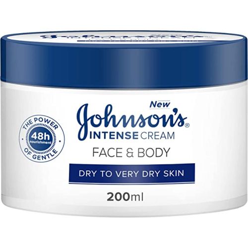 Buy Johnson's Face & Body Intense Cream - Dry to Very Dry Skin – 200ml in Egypt