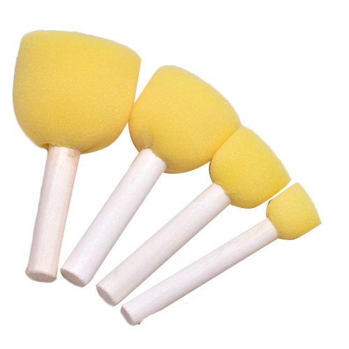 Shop Quality Products and Exclusive Deals in Egypt at City Mart Tupalizy 1  Inch Sponge Brushes for Painting DIY Crafts Foam Paint Brush with Wooden  Handles for Staining Stencils Art Project Decoupage