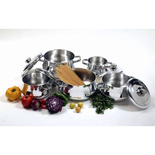 8pcs cookware set 304 stainless steel