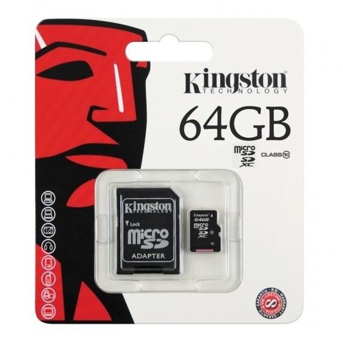 Buy Kingston 64GB Class 10 MicroSDXC Flash Memory Card in Egypt