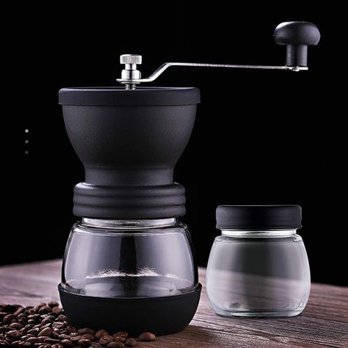 Dropship Manual Coffee Grinder; Ceramic Burr Coffee Bean Grinder