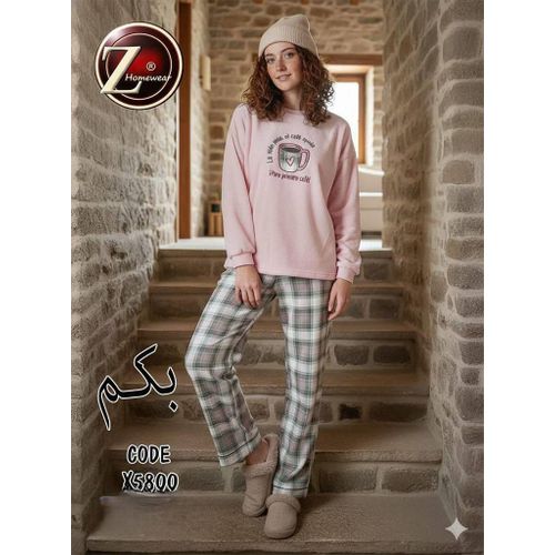 product_image_name-Generic-بيجامة حريمي خريفي وان سايز تلبيس من 55 إلى 75 كجم-1