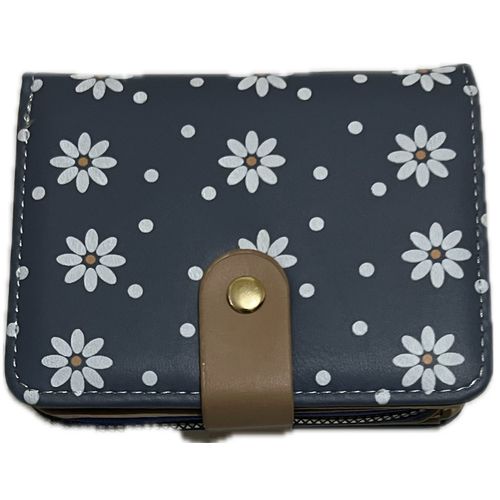 product_image_name-Generic-Zip Around Wallet For Women- Blue-1