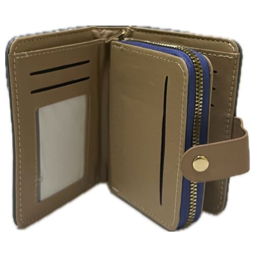 product_image_name-Generic-Zip Around Wallet For Women- Blue-4
