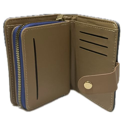 product_image_name-Generic-Zip Around Wallet For Women- Blue-5