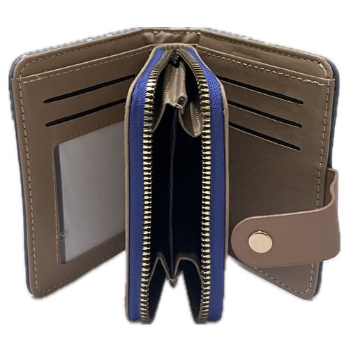 product_image_name-Generic-Zip Around Wallet For Women- Blue-7