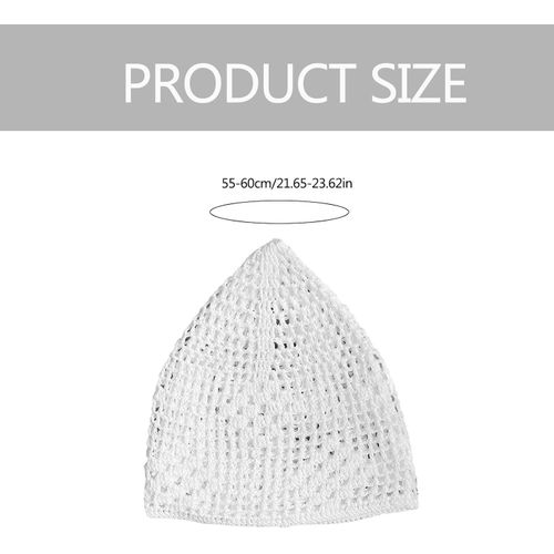 product_image_name-Generic-Mens Knitted Turban Breathable Kufi Hat Ramazan Hijabs Skull Cap Arabic Skull-8
