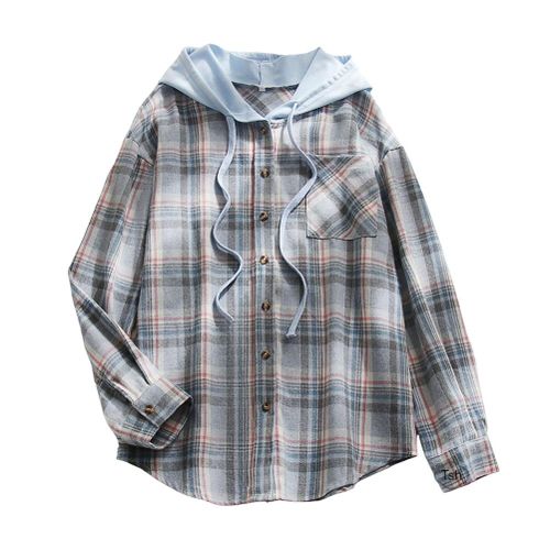 Tartan hoodie women's cheap