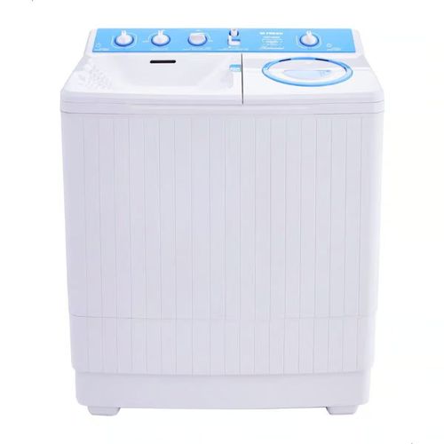 Buy Fresh FWT800NE Super Galaxy Top Load Half Automatic Washing Machine, With Dryer, 8 KG - White in Egypt