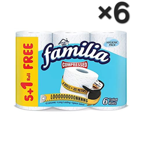 product_image_name-Familia- مناديل تواليت فاميليا مطغوط - 6 قطع من 5 رول + 1 مجاني باجمالى 36 بكرة-1