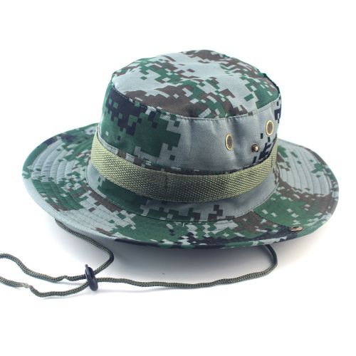 Camping Jungle Hat Men's Bucket Hats Military Boonie Hat Fishing Cap Sun  Hat