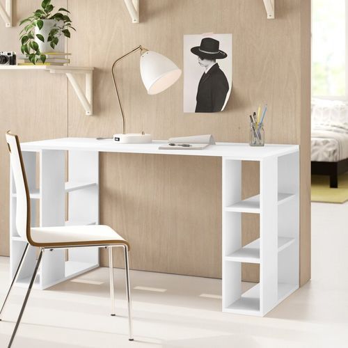 Modern Home Office With Side Shelves - White - 100 Cm @ Best Price Online |  Jumia Egypt