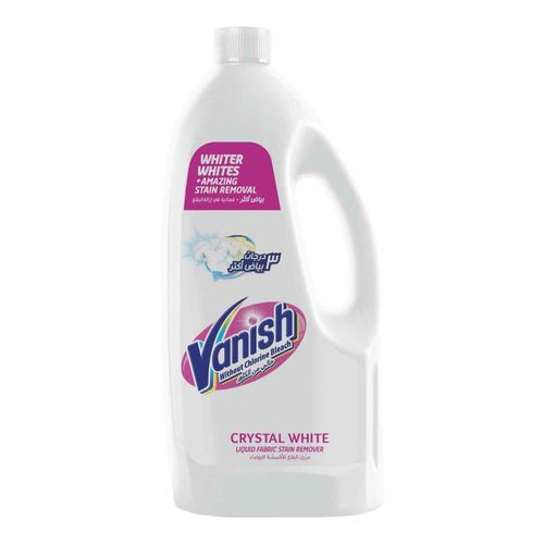 اشتري Vanish Vanish Crystal White Laundry Stain Remover Liquid for White Clothes, 900ml في مصر