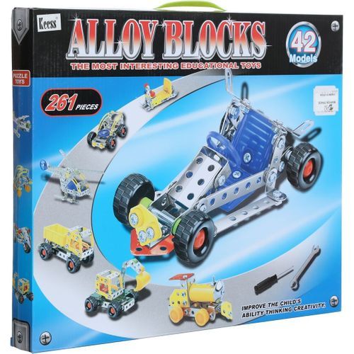Buy keess Alloy Building Block To Make 42 Models - 261 Pcs in Egypt