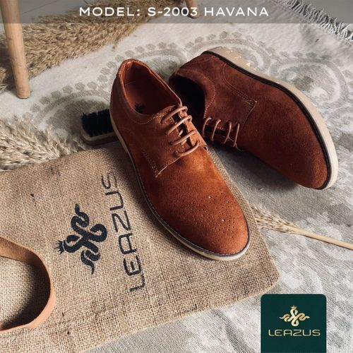 Buy Natural Leather Semiforaml Leazus Shoes - Havan in Egypt