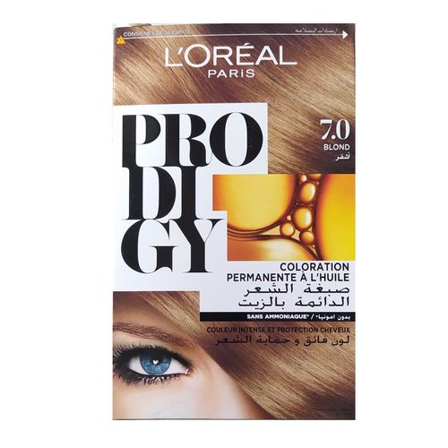 Buy L'Oreal Paris Prodigy Permanent Oil Hair Color No Ammonia - 7.0 Blonde in Egypt