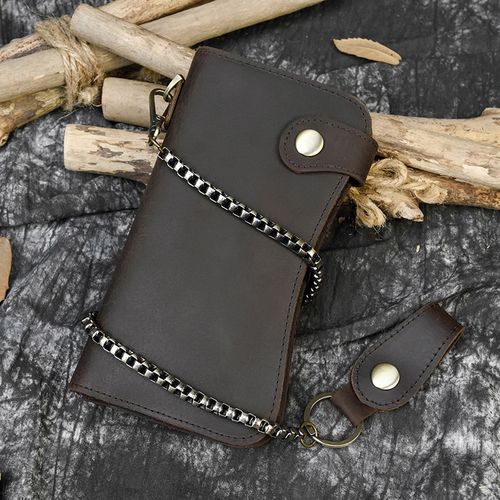 Crazy Horse Leather Wallet Card Holder