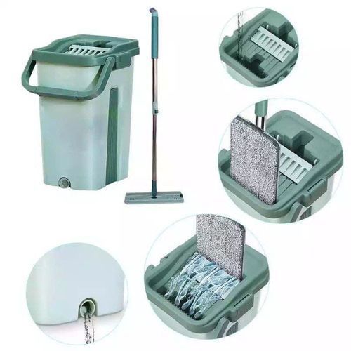 Squeeze Smart Mop And Bucket  - Light Green