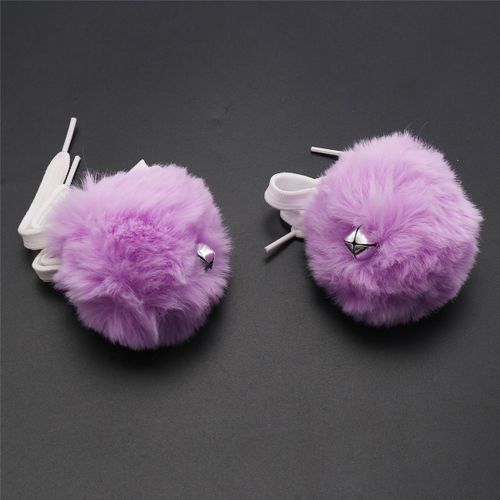 تسوق 2 Pcs Roller Skate Pom Poms with Jingle Bells Girls Roller Skate Pom  Poms Fuzzy Pom Pom for Quad Roller Skate,Purple اونلاين