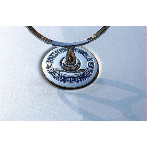 product_image_name-Generic-شعار نجمة غطاء السيارة لموديلات مرسيدس بنز - شعار ثلاثي الأبعاد معدني مزين (فضي وأزرق)-2