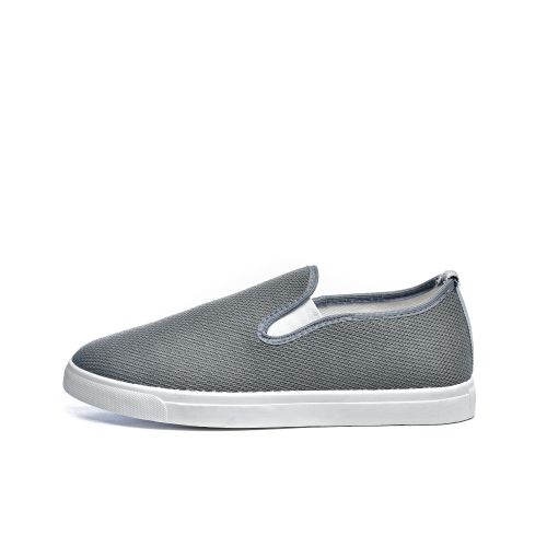 اشتري Desert Fashion Clipper Flat Sneakers For Men - Grey في مصر