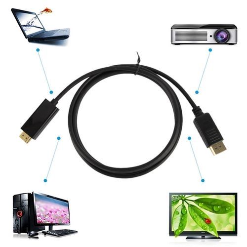 Buy Displayport To Hdmi Male Cable, Cable Length: 1.8m in Egypt
