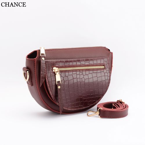 Buy Chance Casual Crossbody & Waist  Bag - Dark Red in Egypt