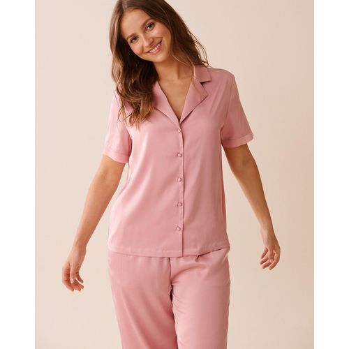 product_image_name-La Vie En Rose-Satin Button-down Shirt-3