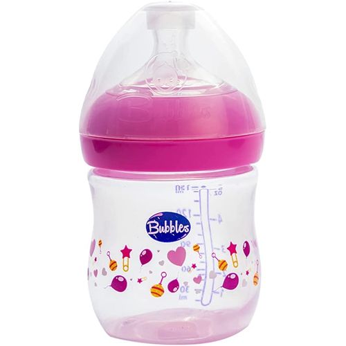 product_image_name-Bubbles-زجاجة بابلز الطبيعية للأطفال 150 مل باللون الوردي + حقيبة إكس باج-1