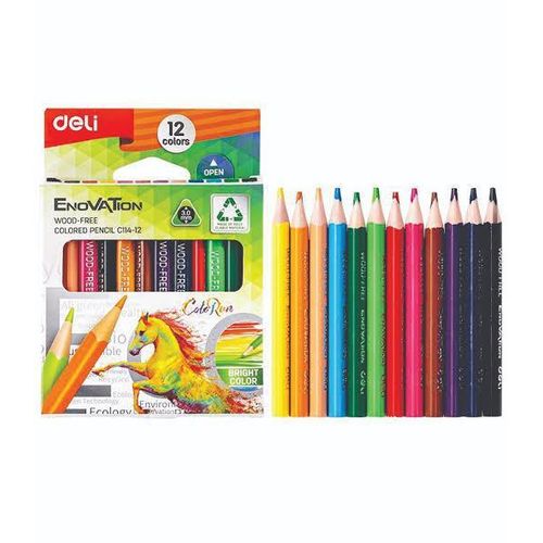 product_image_name-Deli-علبة ألوان خشب قصيرعدد 12 قطعة  من شركة ديلى العالمية لتصنيع الادوات المكتبية -1