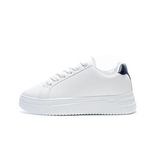 Buy Desert Minimalist Lace-Up White Flat Sneakers in Egypt