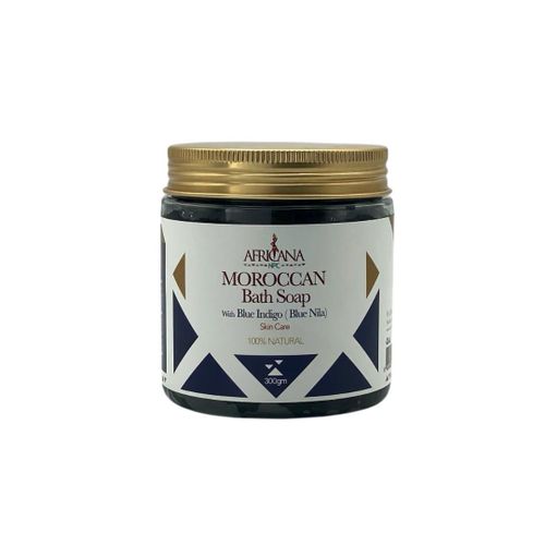 Buy Africana Moroccan Soap With Blue Indigo ( Blue Nila ) - 300gm in Egypt
