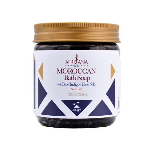 Buy Africana Moroccan Soap With Blue Indigo ( Blue Nila ) - 300gm in Egypt