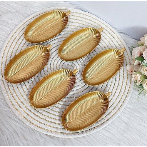 product_image_name-Generic-طقم تسالي 6 قطع – تصميم ورق شجر – دهبي أنيق وراقي-1