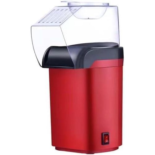 product_image_name-Generic-Electric Popcorn Maker Machine, Red, Hot Air Popper with Measuring Cup, Easy Pour Chute, On/Off Switch, Home Movie Theater Snack Maker-1