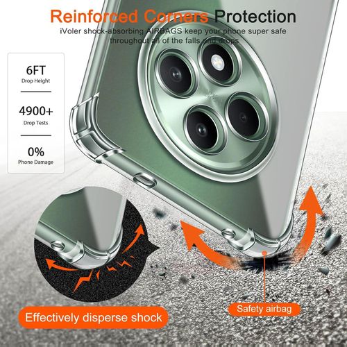 product_image_name-Ivoler-جراب شفاف رفيع وناعم ومرن من السيليكون لموبايل أوبو رينو 12F شبكة الجيل الرابع 4G/شبكة الجيل الخامس 5G/أوبو رينو 12FS شبكة 4G/5G من اي فولر، مع زوايا واقية مضادة للصدمات، من البولي يوريثين الحراري-2