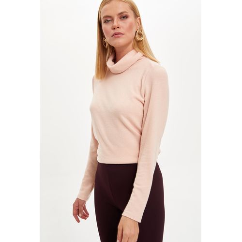 Defacto Woman Knitted Long Sleeve T-Shirt - PINK