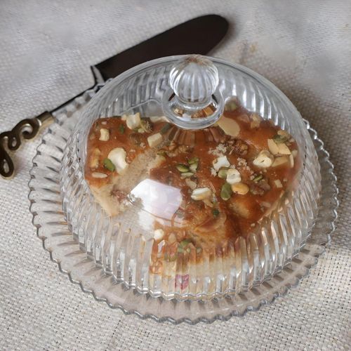 product_image_name-Generic-طبق كيك - طبق زجاجي شفاف مع غطاء قبة لتقديم الجبن والبسكويت والعنب بلمسة فنية عصرية-5