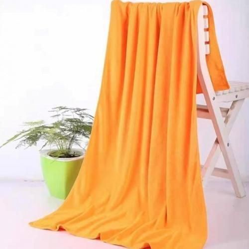 product_image_name-Generic-مجموعة مناشف مزدوجة سهلة الحمل للرحلات والإجازات الصيفية - برتقالي-2