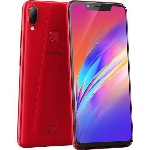 Infinix X623 Hot 6X HD موبايل - 6.2-بوصة 32 جيجا بايت 4G - أحمر