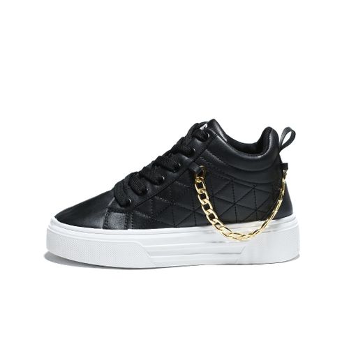 اشتري Desert High Top Lace-Up Black Sneakers في مصر