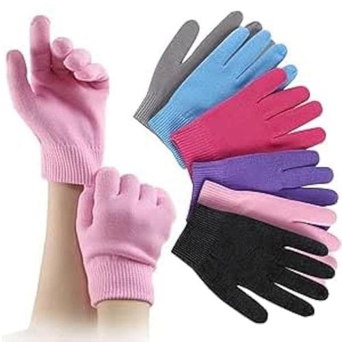 product_image_name-Generic-قفازات هلام السيليكون لترطيب وتنعيم اليدين قفازات اليد القابلة لإعادة الاستخدام لتفتيح البشرة الناعمة عبوة من 2،  متعدد الالوان -من رنا ستور-1