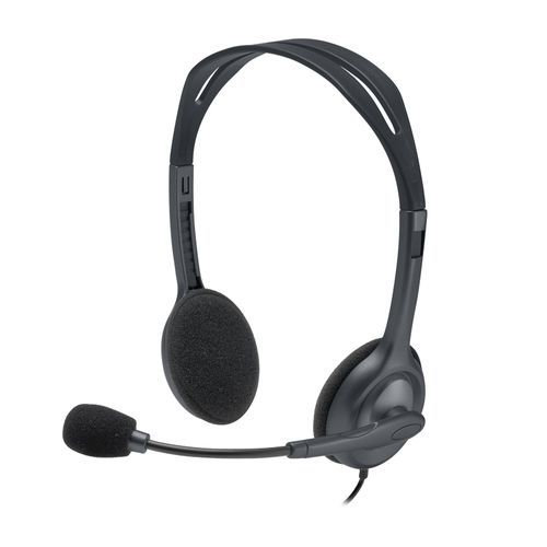 اشتري Logitech H111 Headset With Mic - Black في مصر