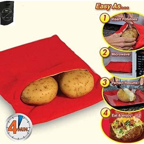 product_image_name-Generic-أكياس بطاطا حمراء قابلة لإعادة الاستخدام للميكروويف - أكياس خبز بطاطا-5