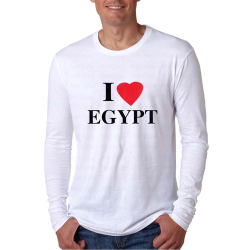 Løsne Uovertruffen Afskrække I Love Egypt" Long Sleeves T-Shirt - White price in Egypt | Jumia Egypt |  kanbkam