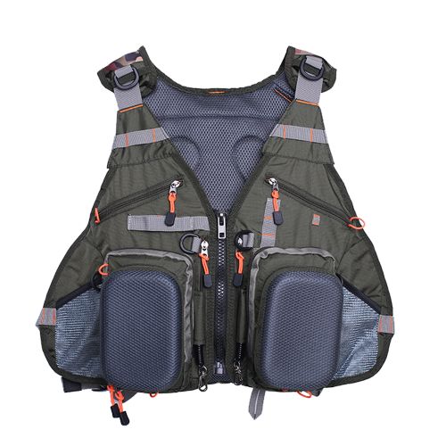 Generic Fly Fishing Vest Backpack Multifunction Pockets Outdoor