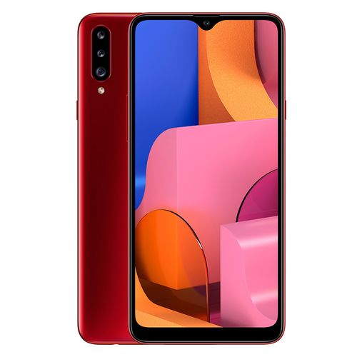 Samsung Galaxy A20s -موبايل ثنائى الشريحة 6.5 بوصة - 32 جيجا/3جيجا - 4G - أحمر